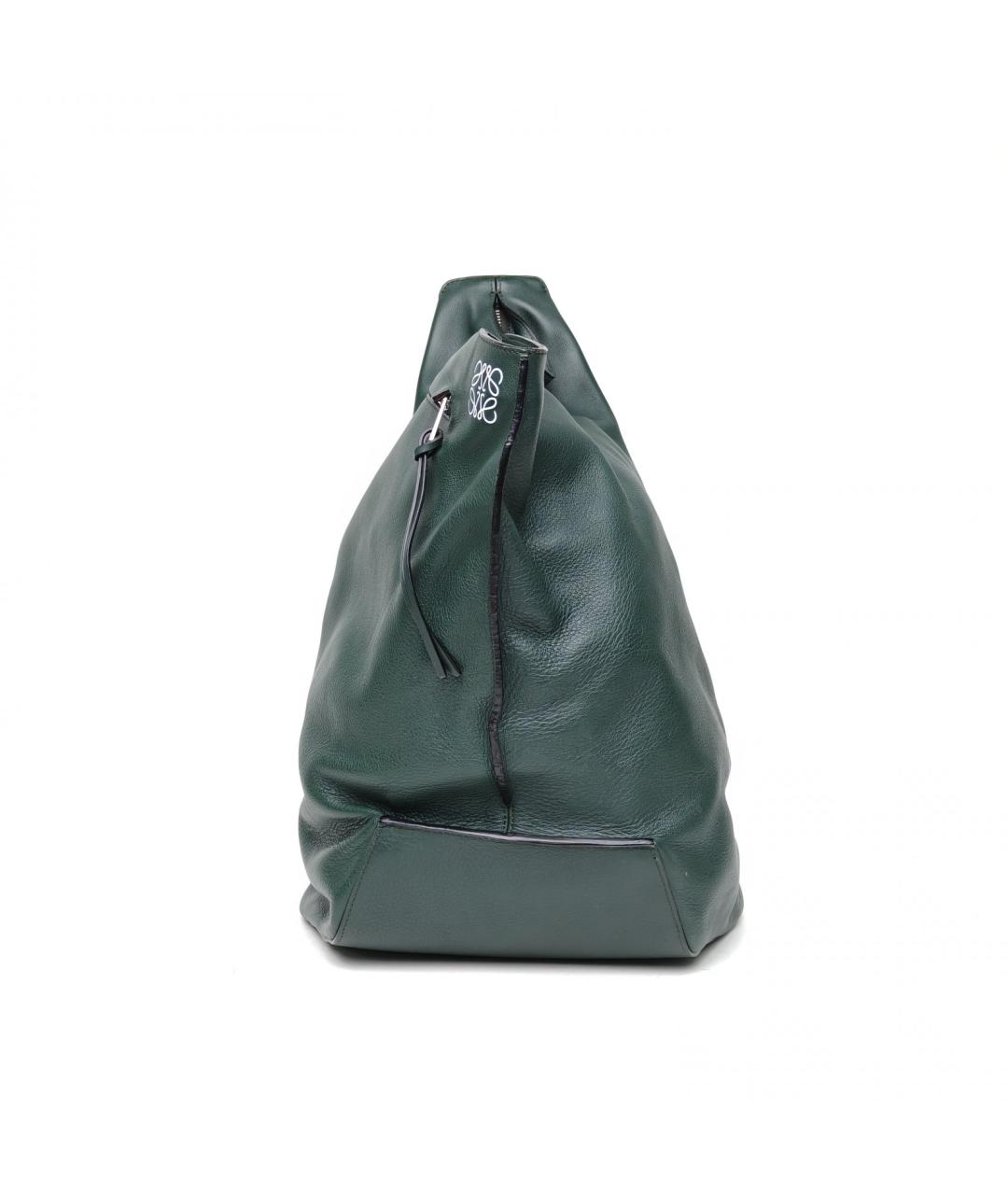 LOEWE Зеленая кожаная сумка через плечо, фото 2