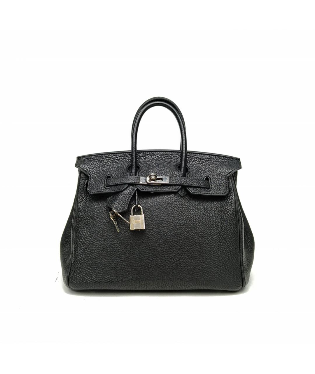 HERMES Черная сумка с короткими ручками, фото 2