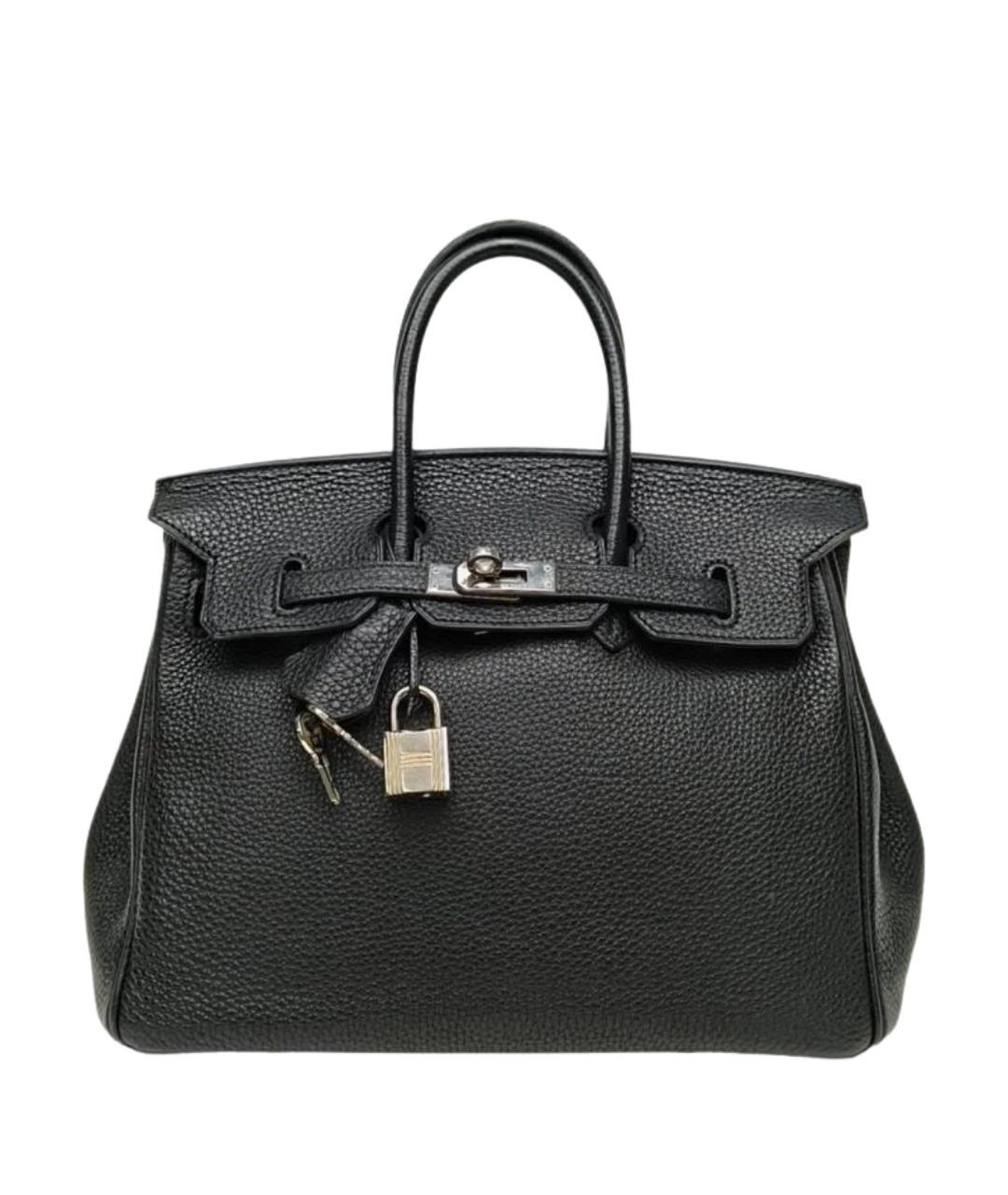 HERMES Черная сумка с короткими ручками, фото 1