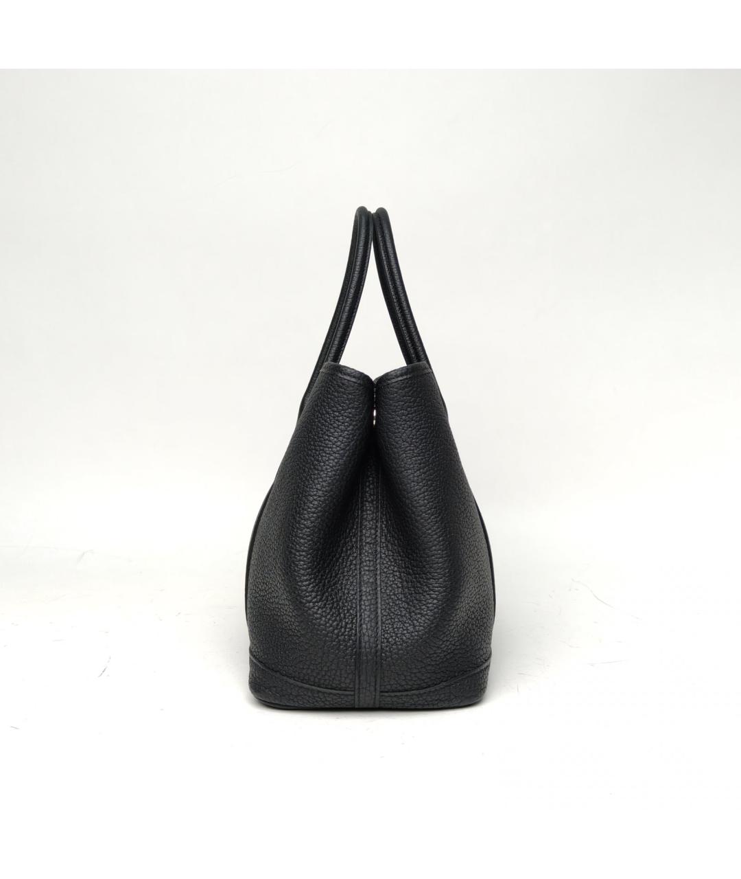 HERMES Черная сумка с короткими ручками, фото 5