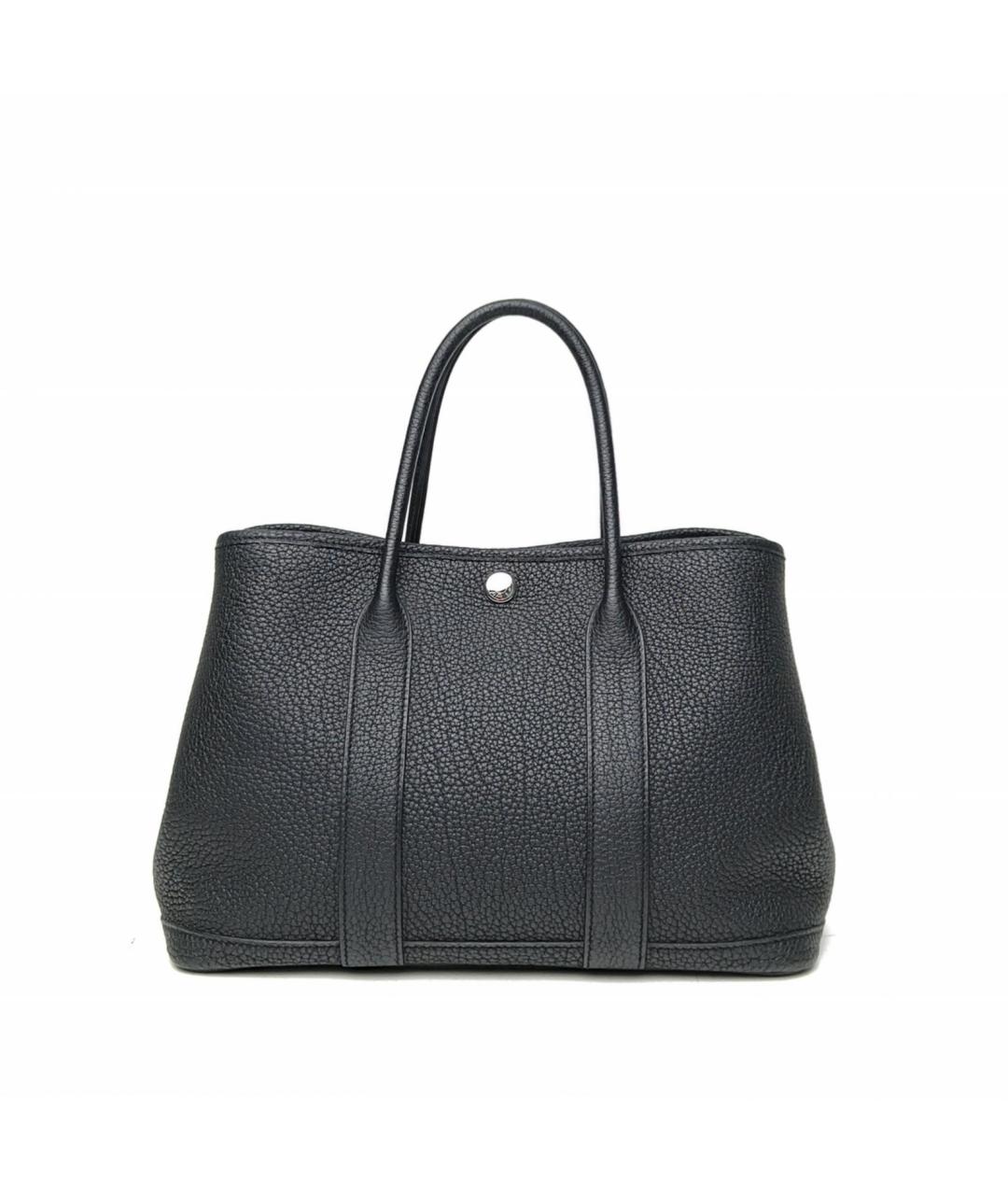 HERMES Черная сумка с короткими ручками, фото 2