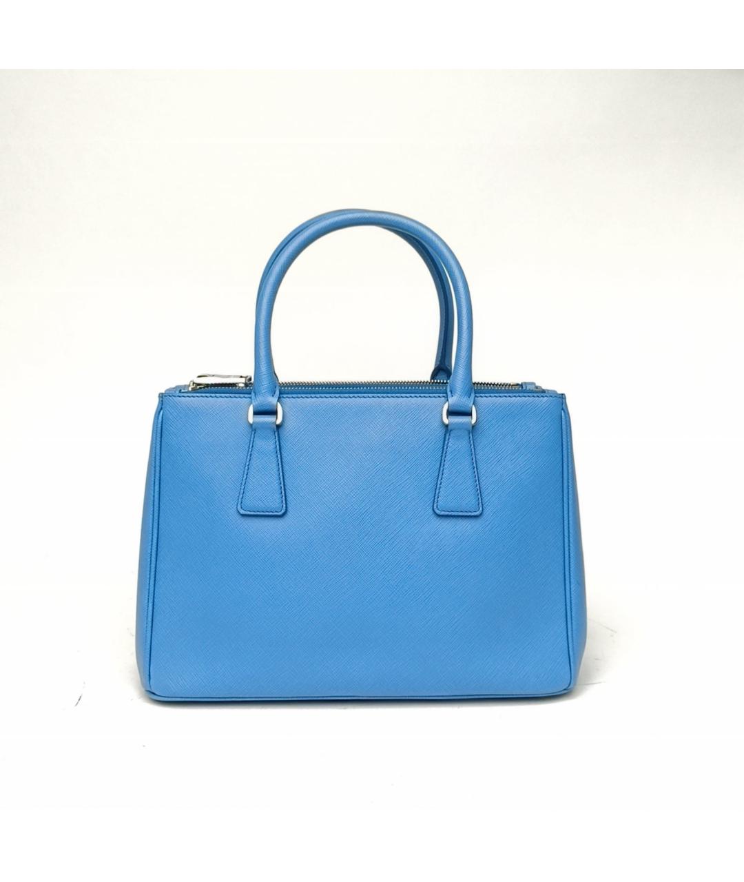 PRADA Синяя кожаная сумка через плечо, фото 6