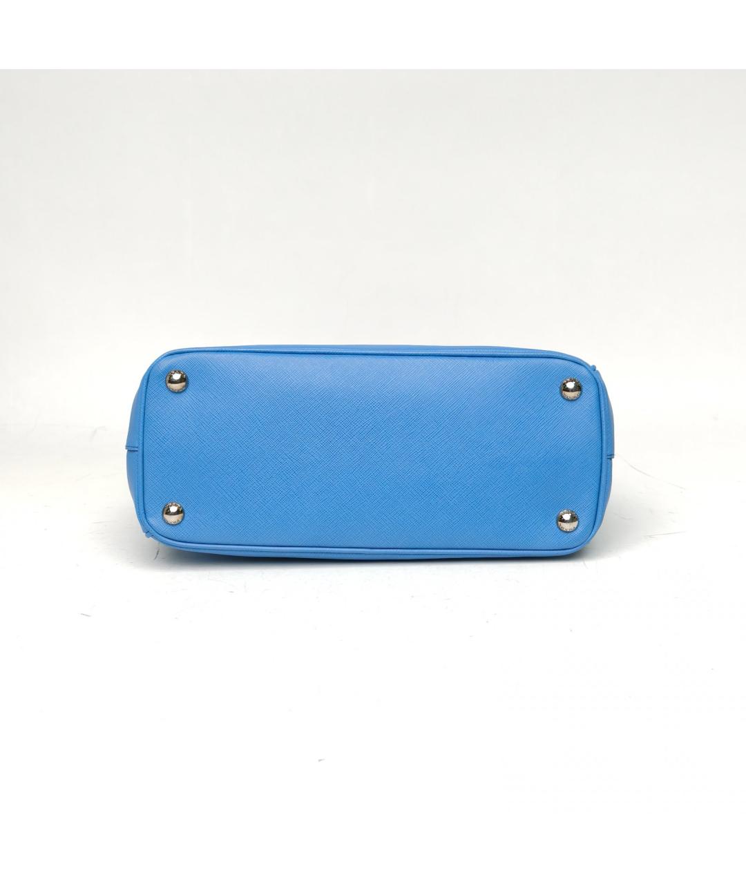 PRADA Синяя кожаная сумка через плечо, фото 8