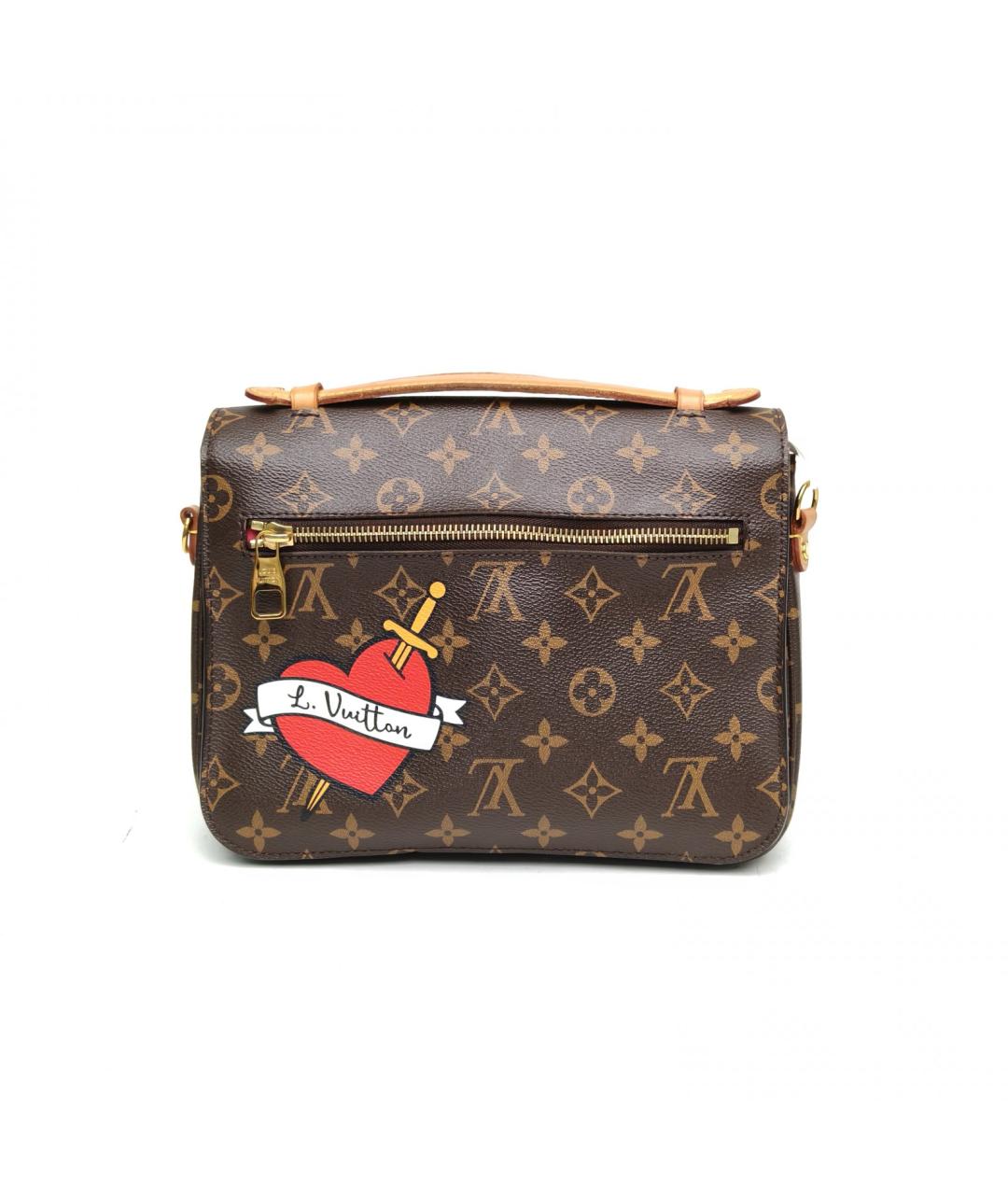 LOUIS VUITTON Коричневая сумка через плечо, фото 4