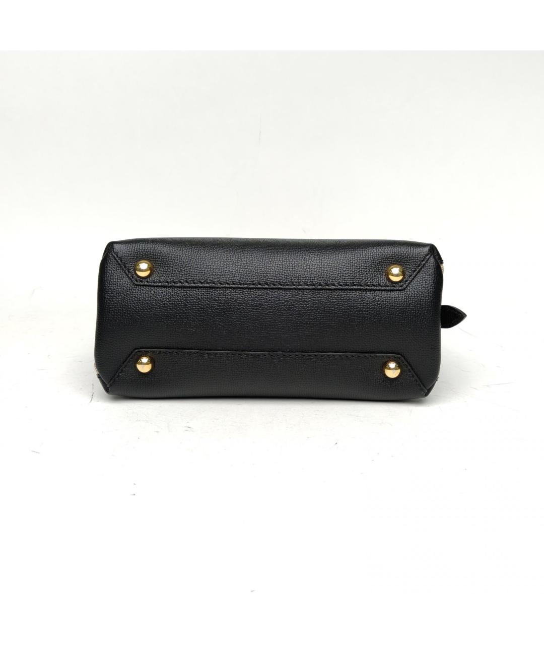 BURBERRY Черная кожаная сумка через плечо, фото 3