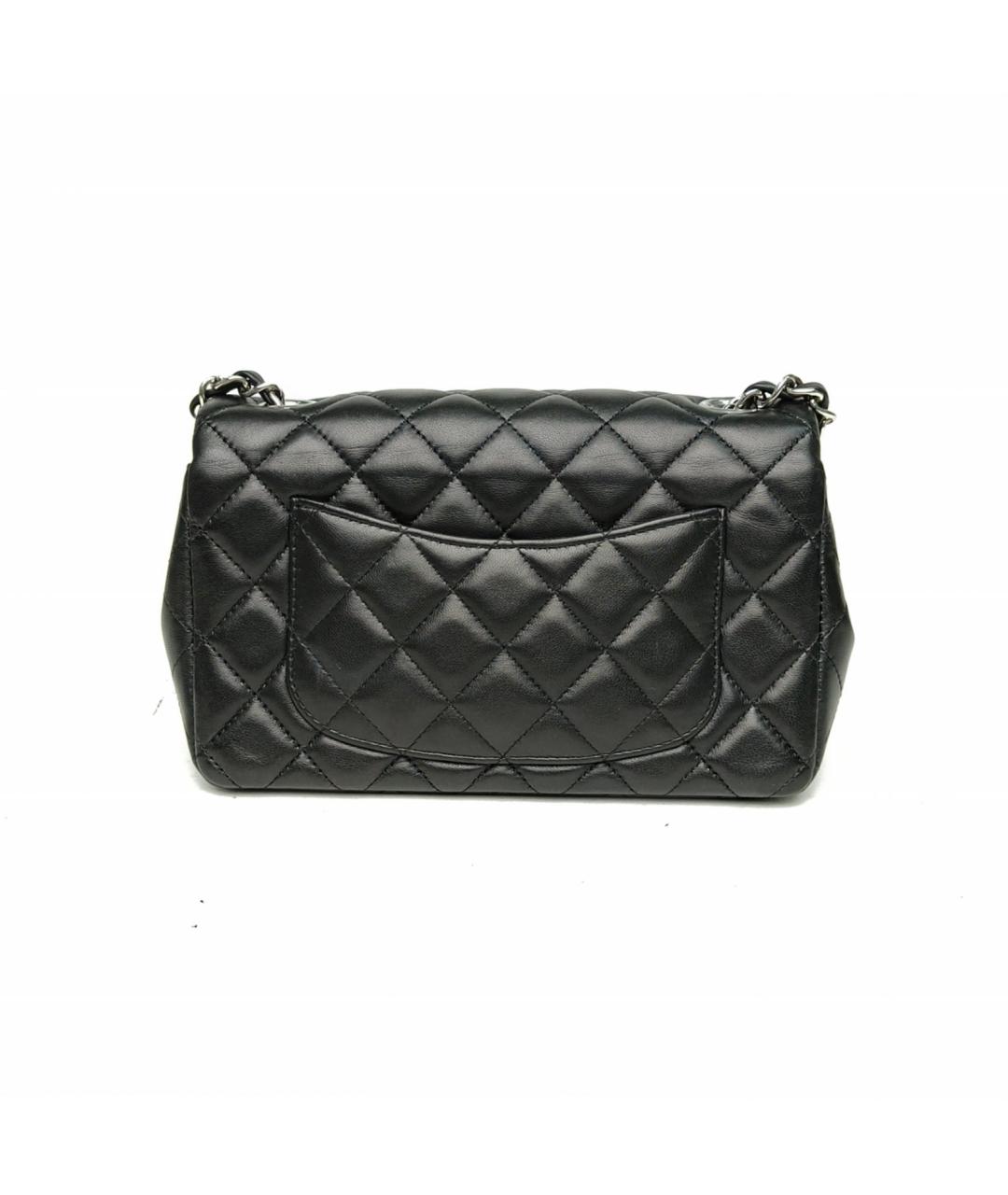 CHANEL Черная кожаная сумка через плечо, фото 4