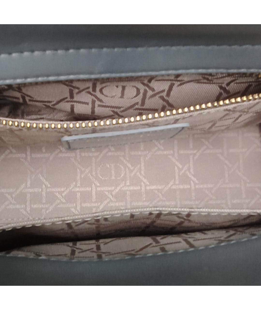 CHRISTIAN DIOR Синяя кожаная сумка через плечо, фото 8