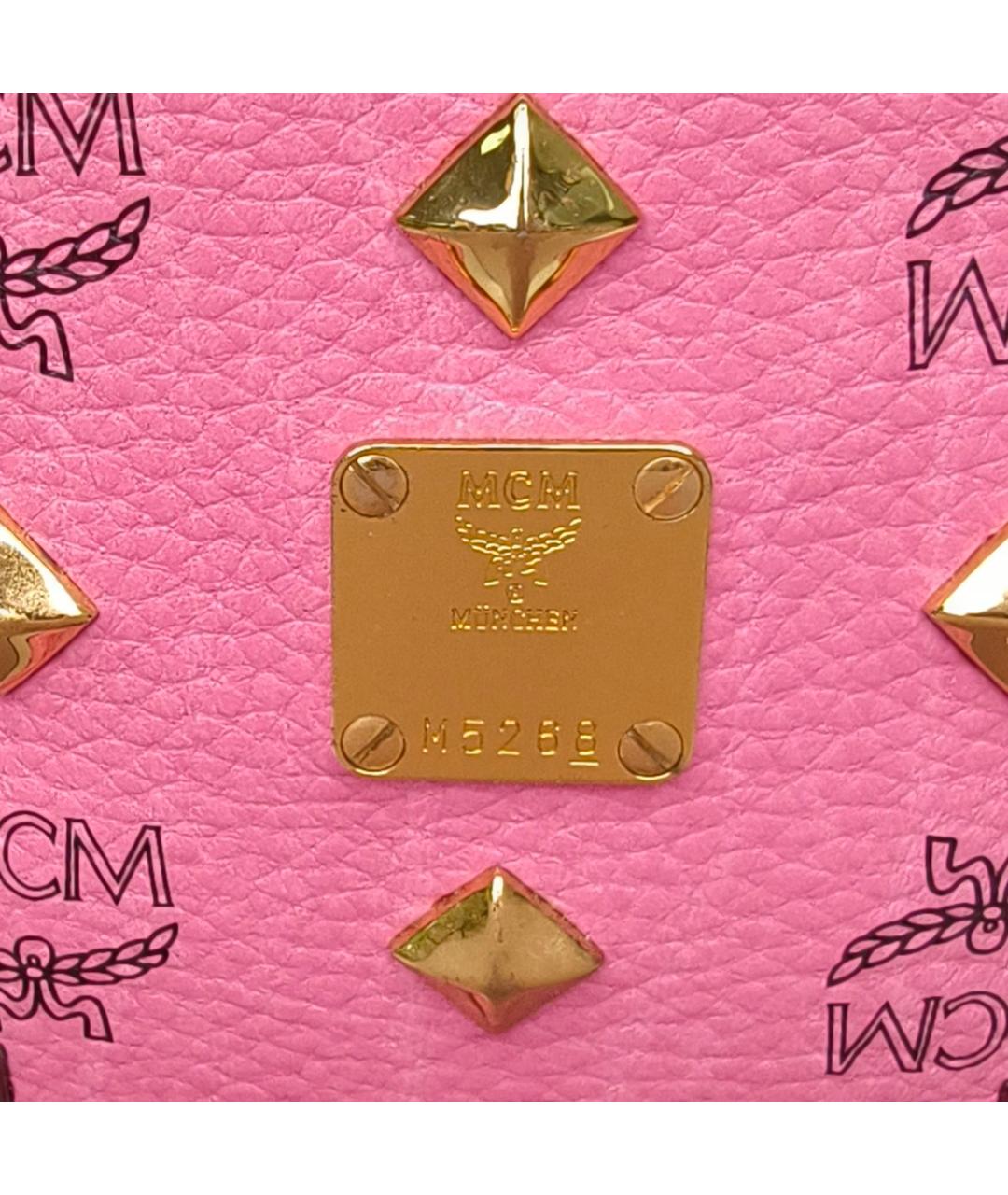 MCM Розовый рюкзак, фото 7