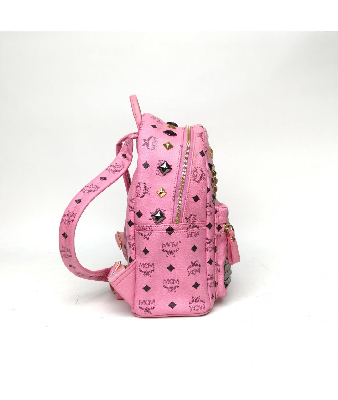 MCM Розовый рюкзак, фото 5