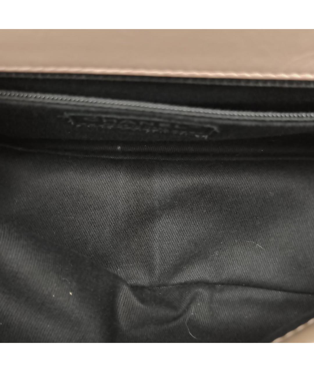 CHANEL Бежевая кожаная сумка через плечо, фото 8