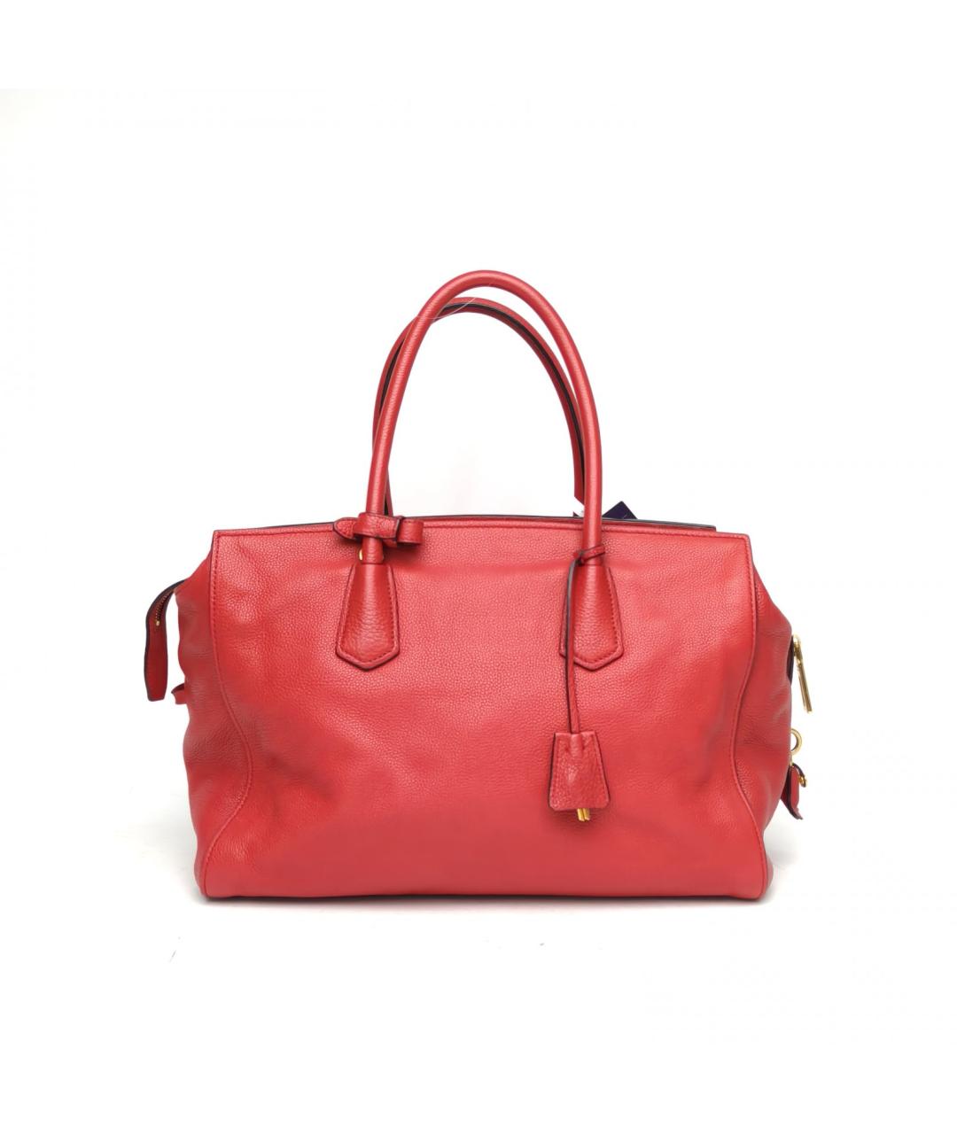 PRADA Красная кожаная сумка через плечо, фото 3