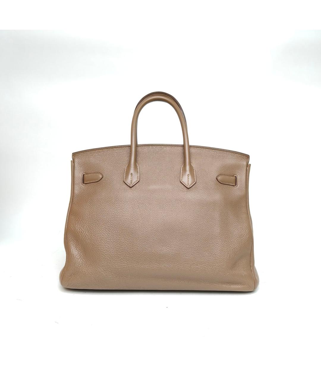 HERMES Коричневая сумка с короткими ручками, фото 4