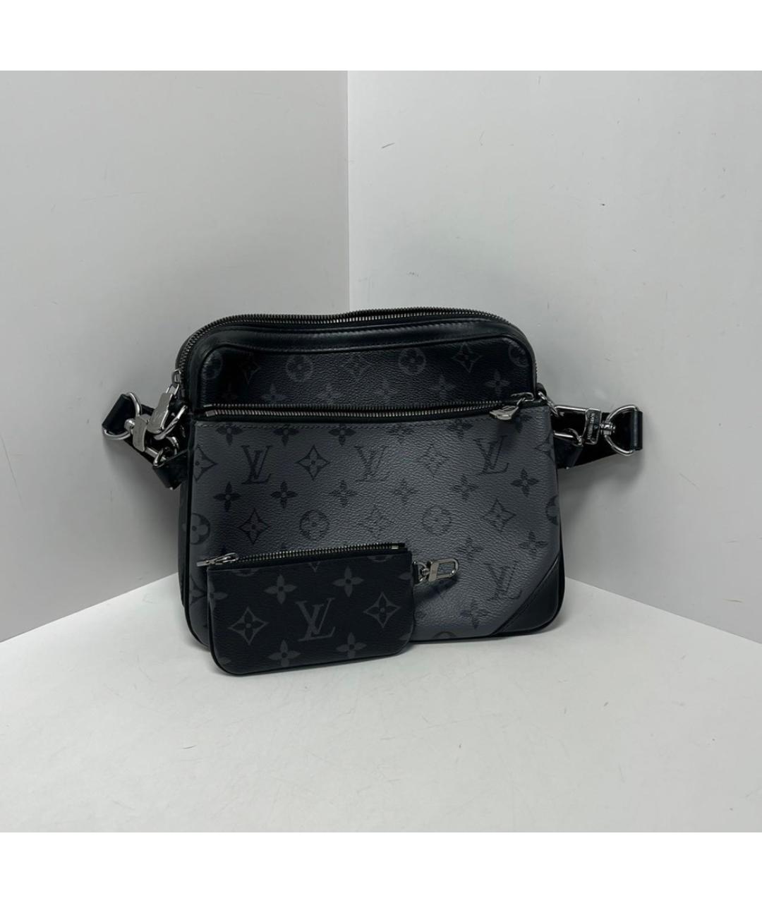 LOUIS VUITTON Черная сумка через плечо, фото 8