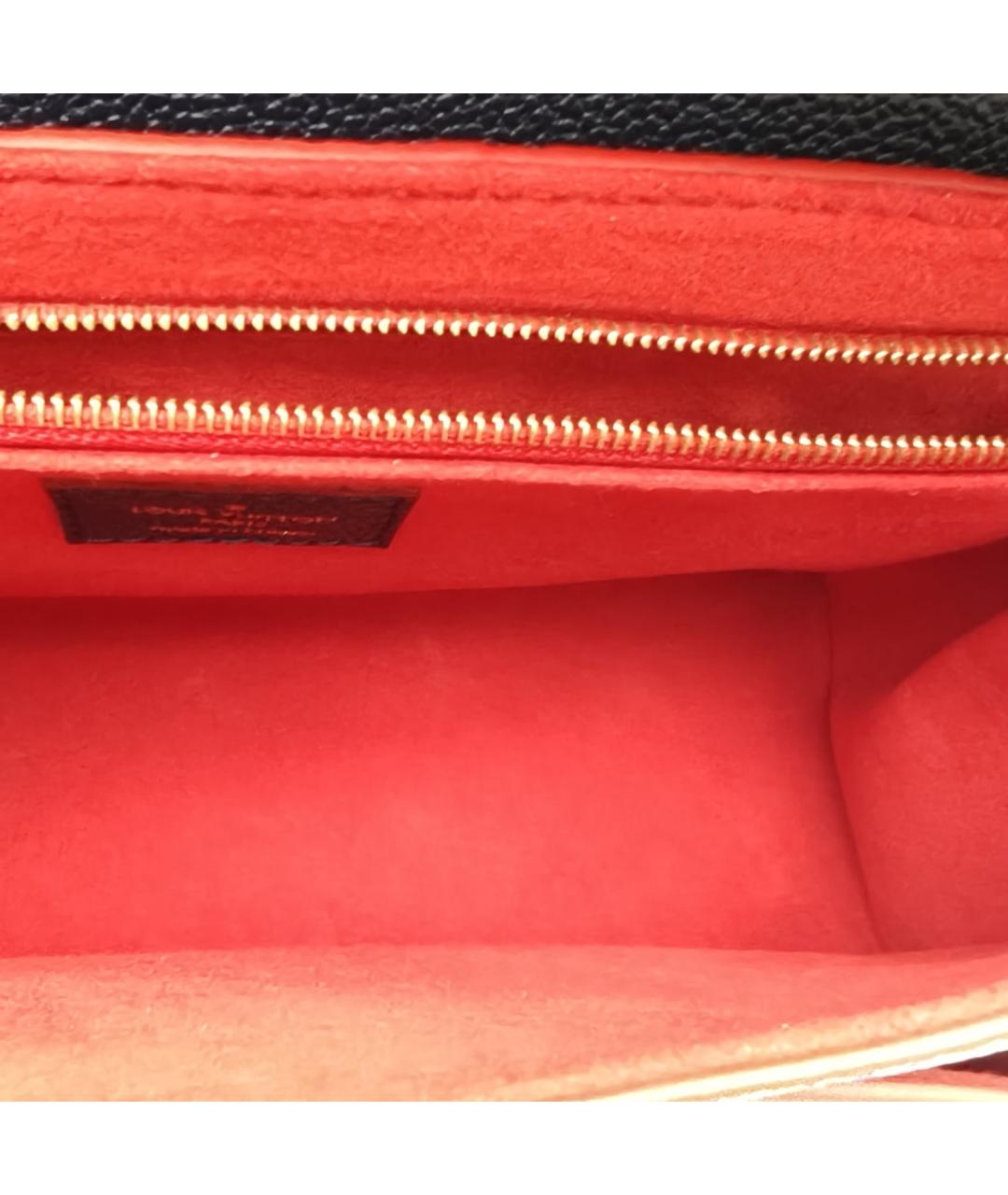 LOUIS VUITTON Темно-синяя кожаная сумка через плечо, фото 7