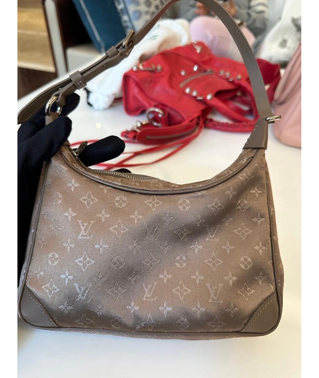 LOUIS VUITTON Коричневая сумка через плечо, фото 4