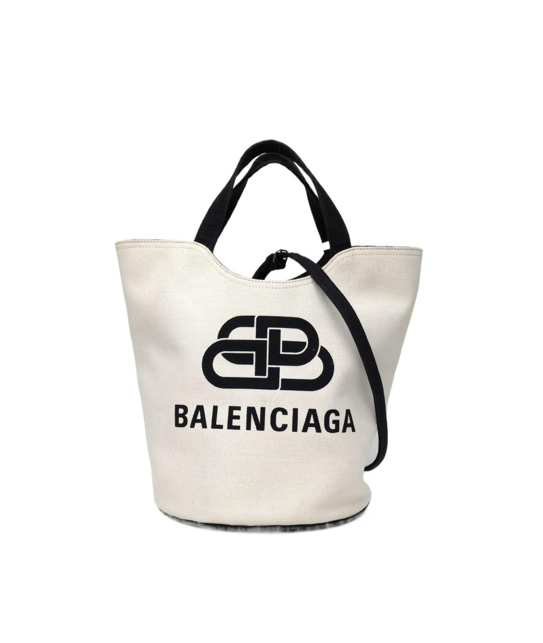 BALENCIAGA Белая сумка через плечо, фото 9