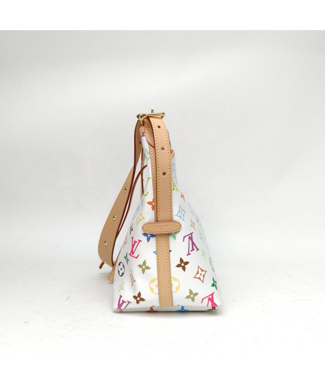 LOUIS VUITTON Белая сумка через плечо, фото 5