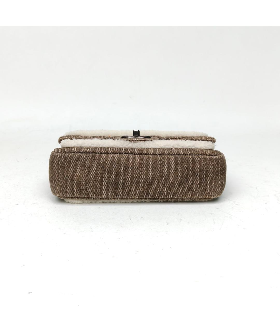 CHANEL Бежевая сумка через плечо, фото 6