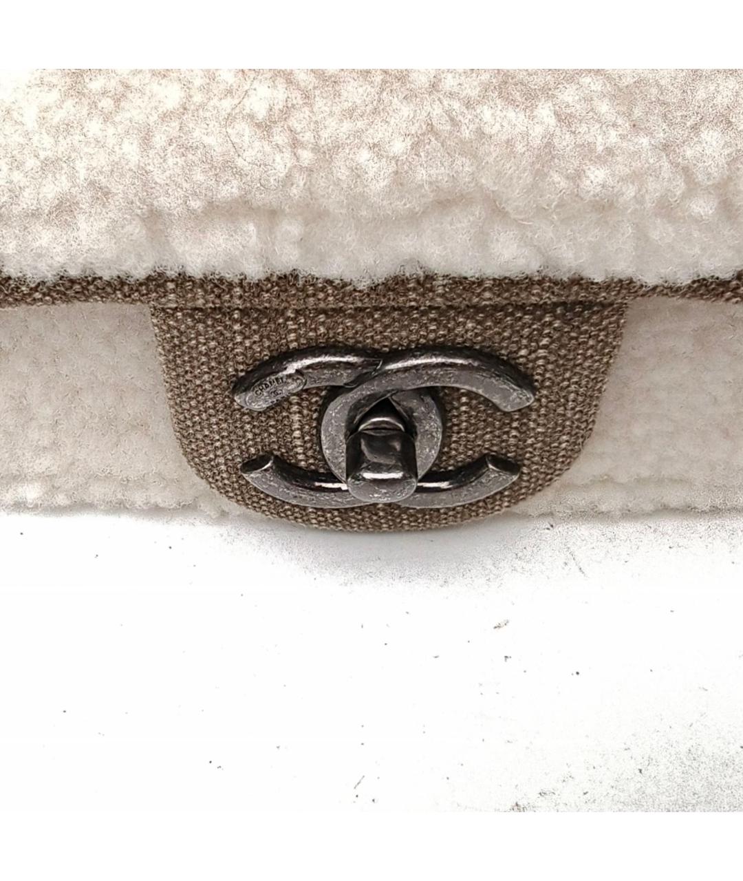 CHANEL Бежевая сумка через плечо, фото 8