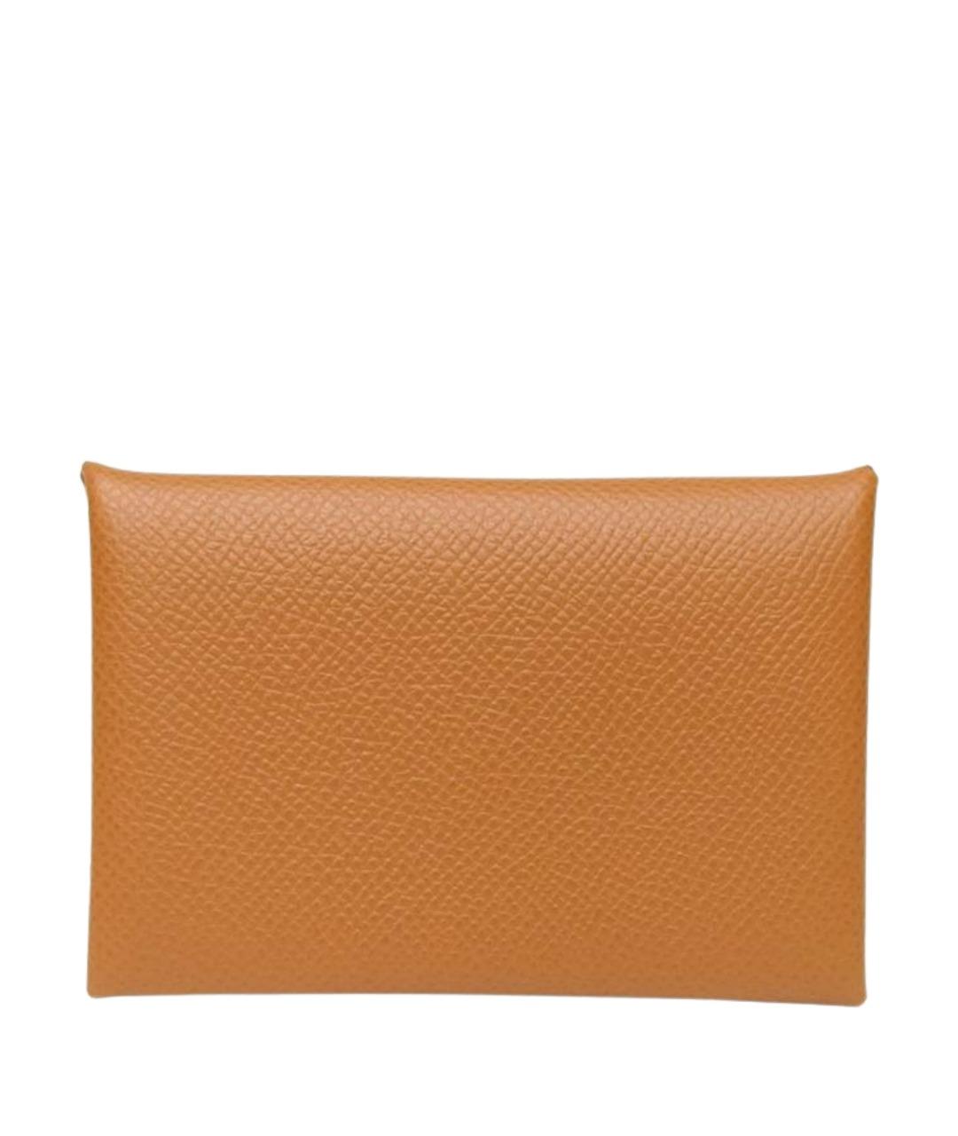 HERMES Оранжевый кардхолдер, фото 1