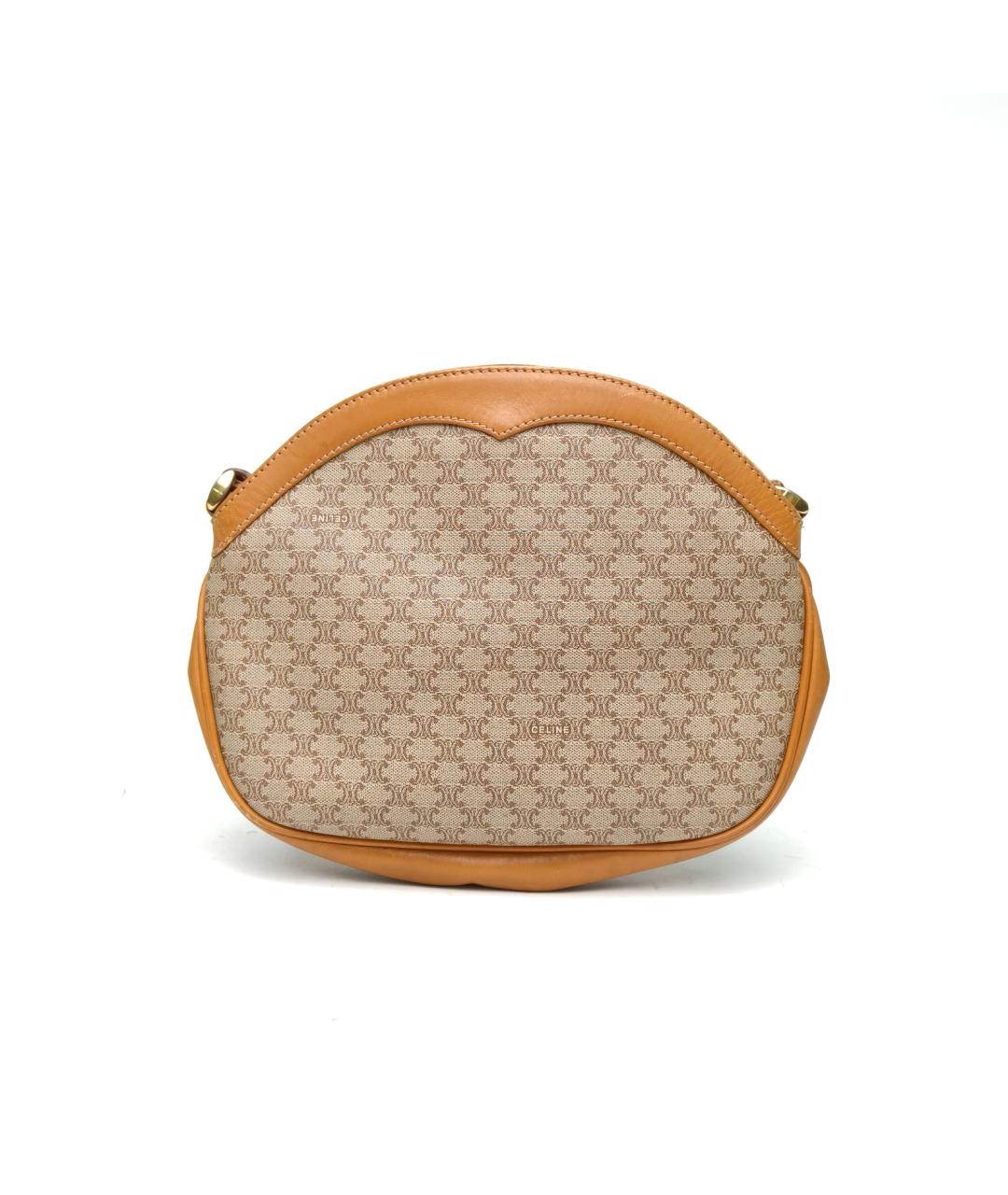 CELINE Бежевая сумка через плечо, фото 4