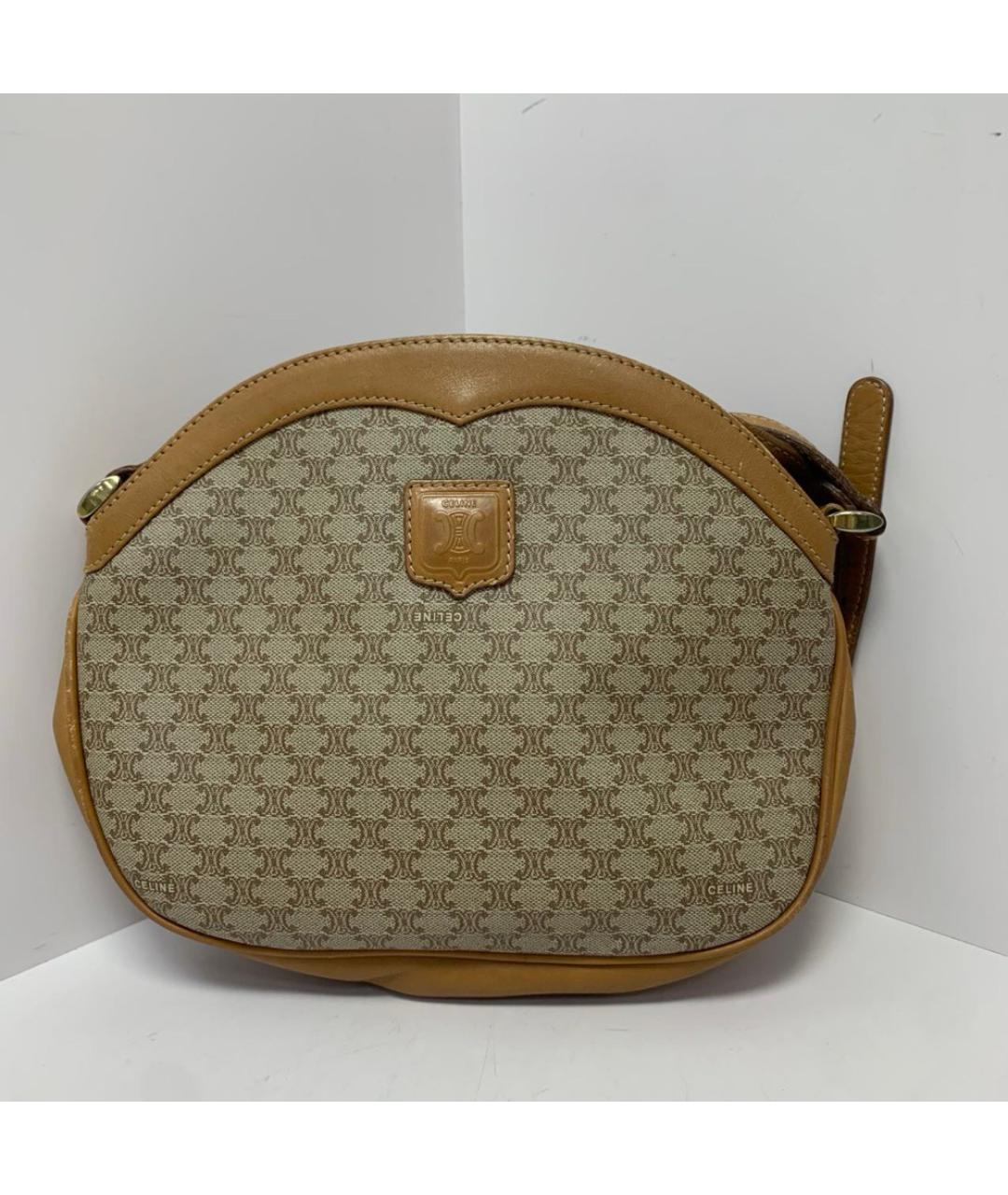 CELINE Бежевая сумка через плечо, фото 9