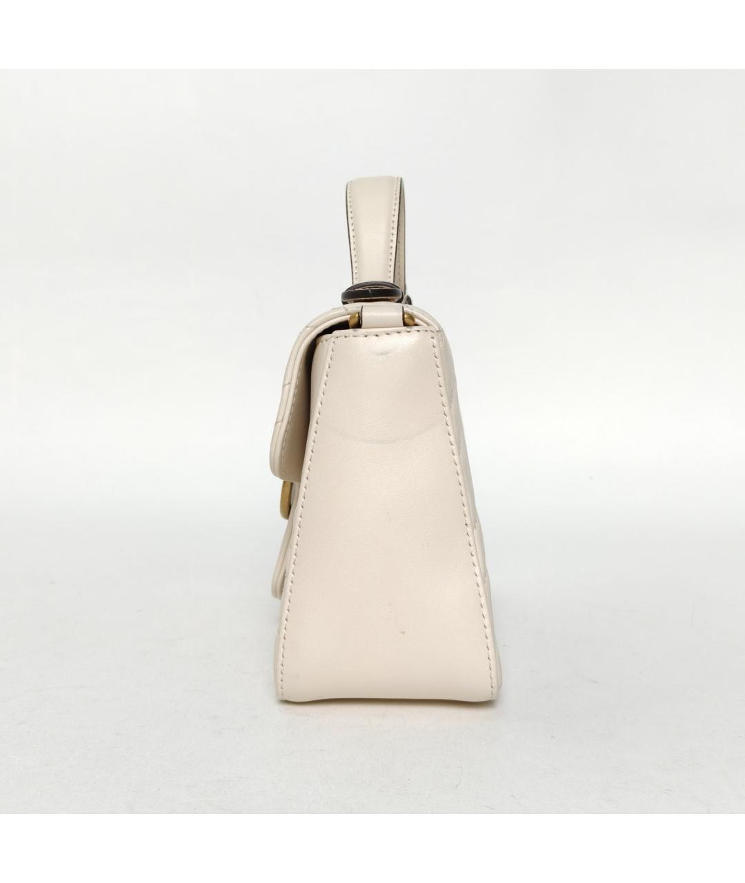 GUCCI Белая кожаная сумка через плечо, фото 2