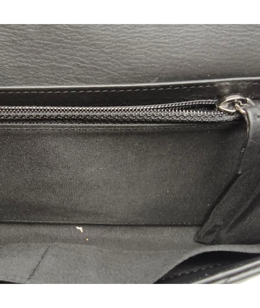 CHANEL Черная кожаная сумка через плечо, фото 8