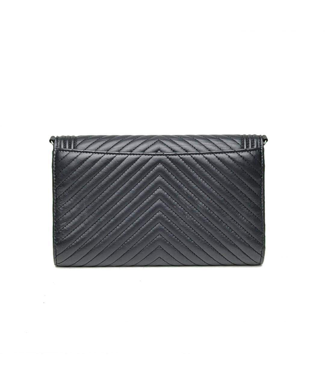 CHANEL Черная кожаная сумка через плечо, фото 4