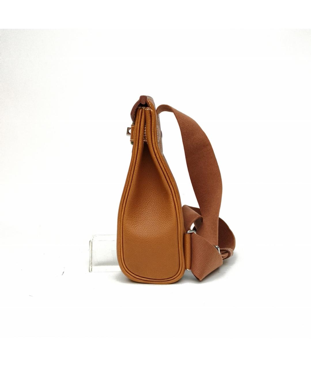 HERMES Коричневая сумка через плечо, фото 3