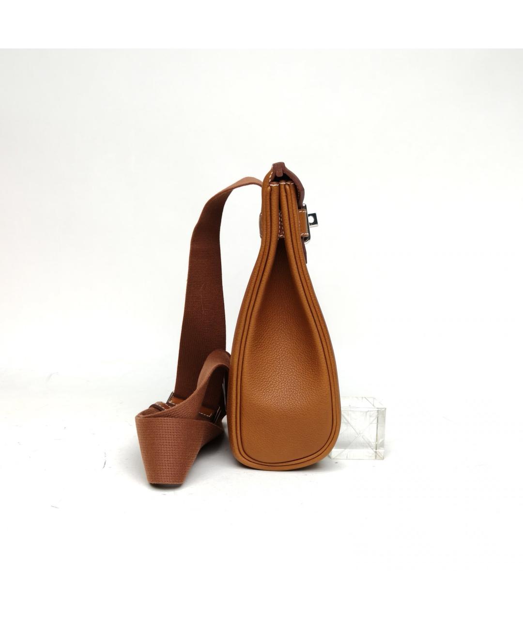 HERMES Коричневая сумка через плечо, фото 5