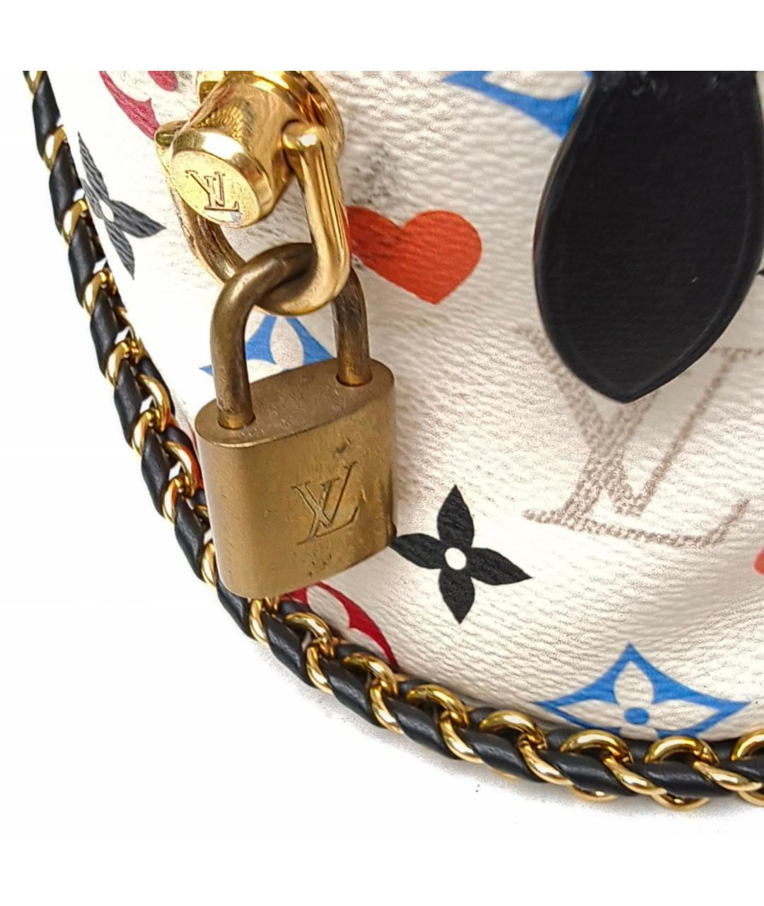 LOUIS VUITTON Белая сумка через плечо, фото 7