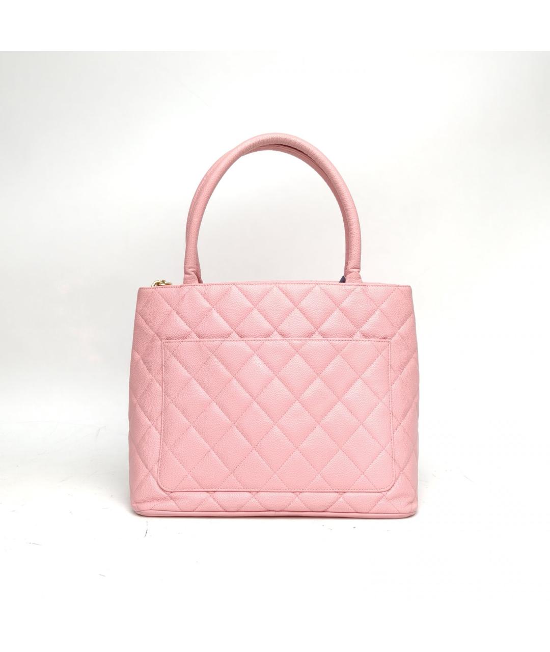 CHANEL Розовая кожаная сумка через плечо, фото 4