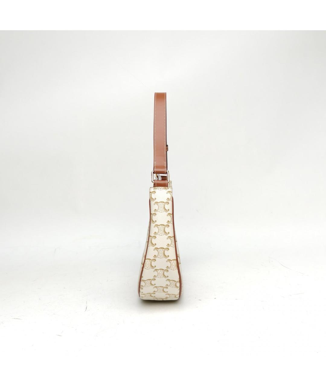 CELINE Белая сумка через плечо, фото 3