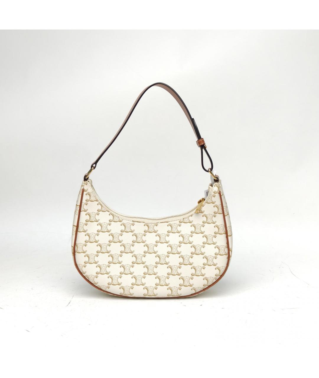 CELINE Белая сумка через плечо, фото 4