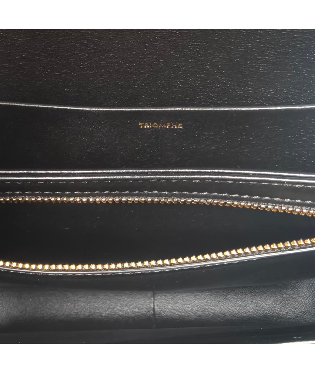 CELINE Черная кожаная сумка через плечо, фото 7