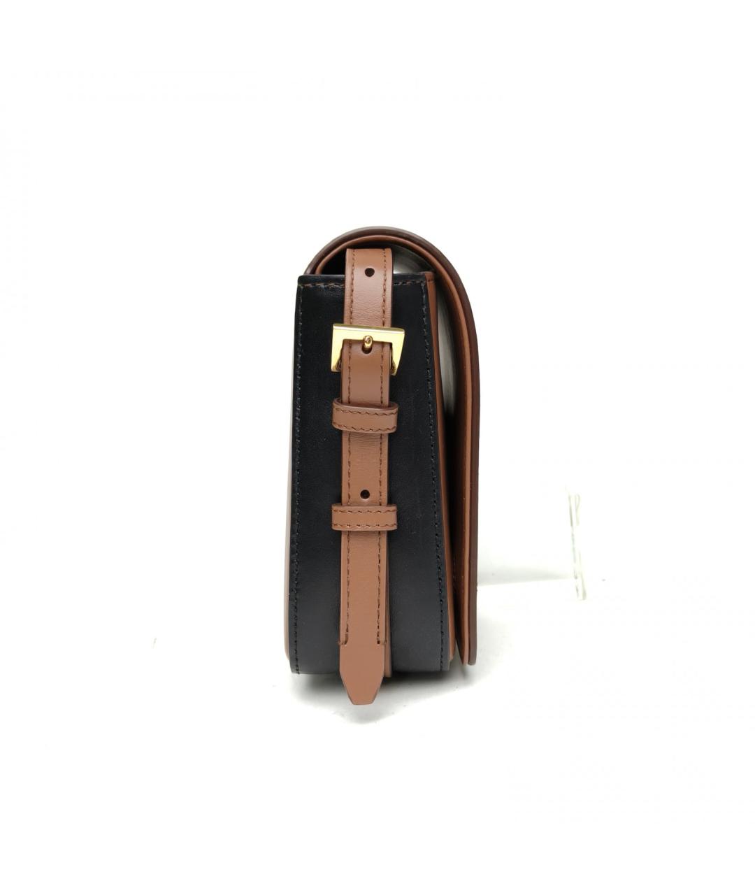 BURBERRY Коричневая кожаная сумка через плечо, фото 5