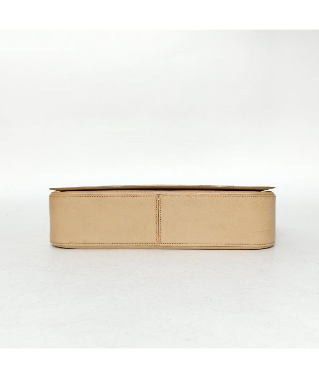 CARTIER Бежевая кожаная сумка через плечо, фото 6