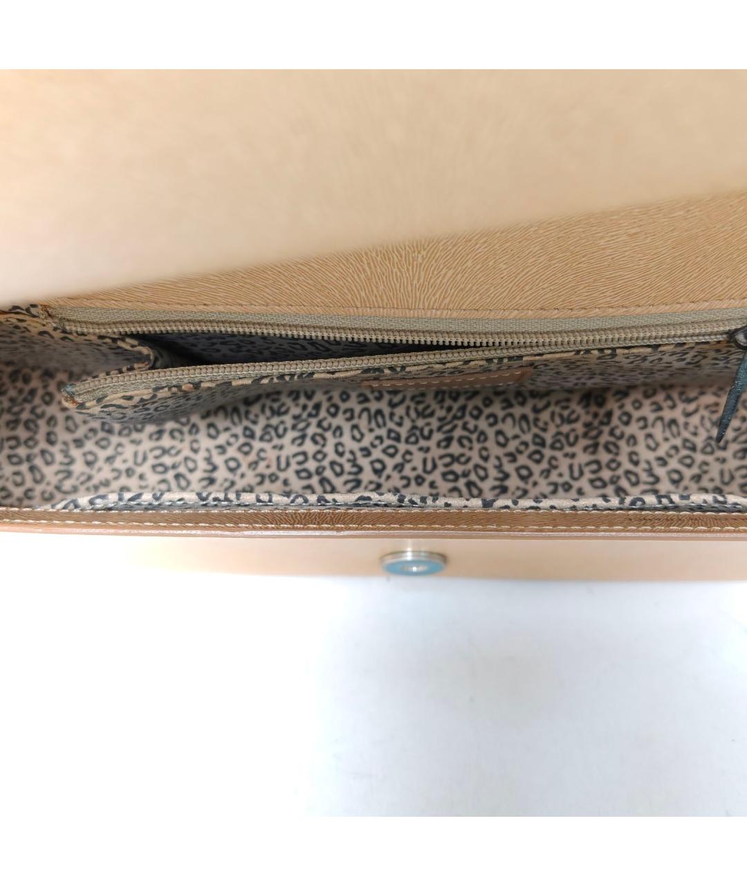 CARTIER Бежевая кожаная сумка через плечо, фото 7