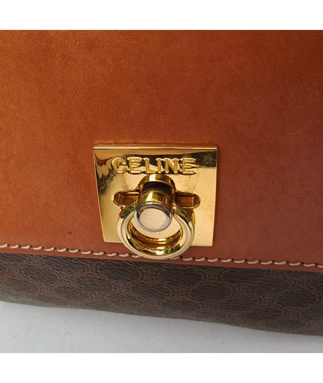 CELINE Коричневая сумка через плечо, фото 7