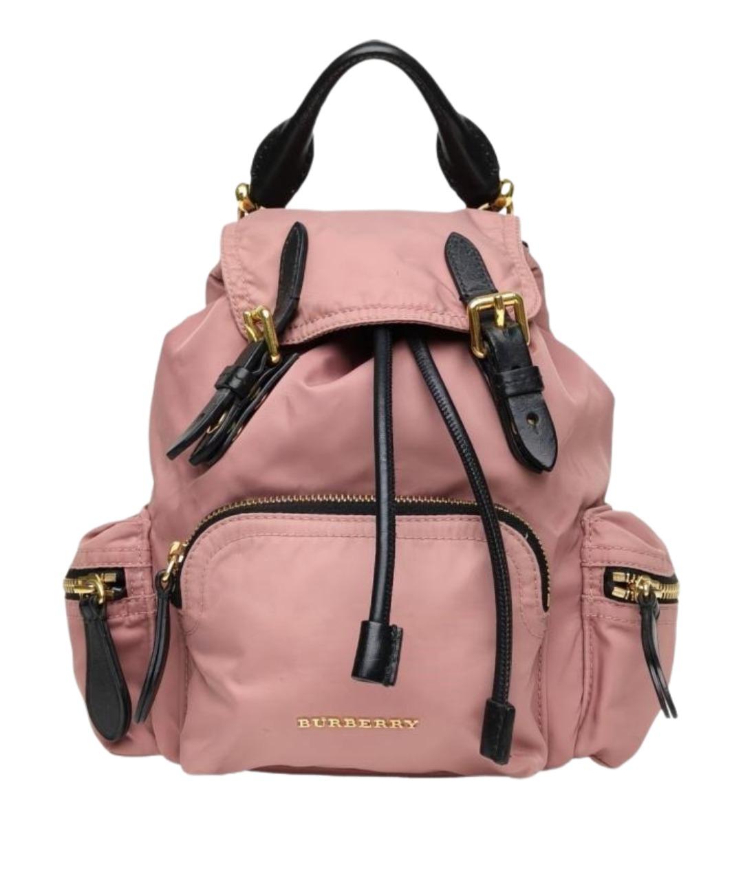 BURBERRY Розовый рюкзак, фото 1