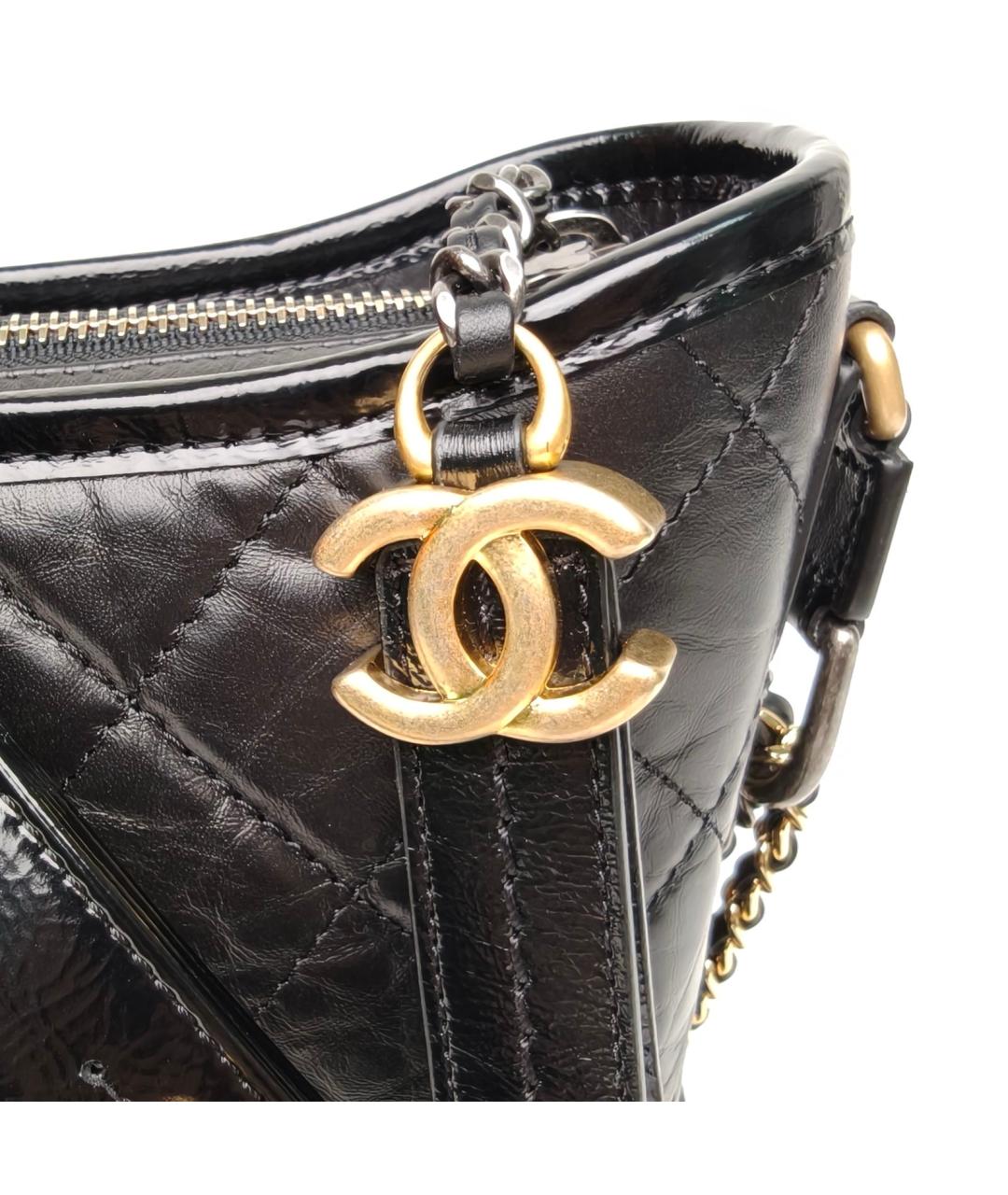 CHANEL Черная сумка через плечо, фото 7