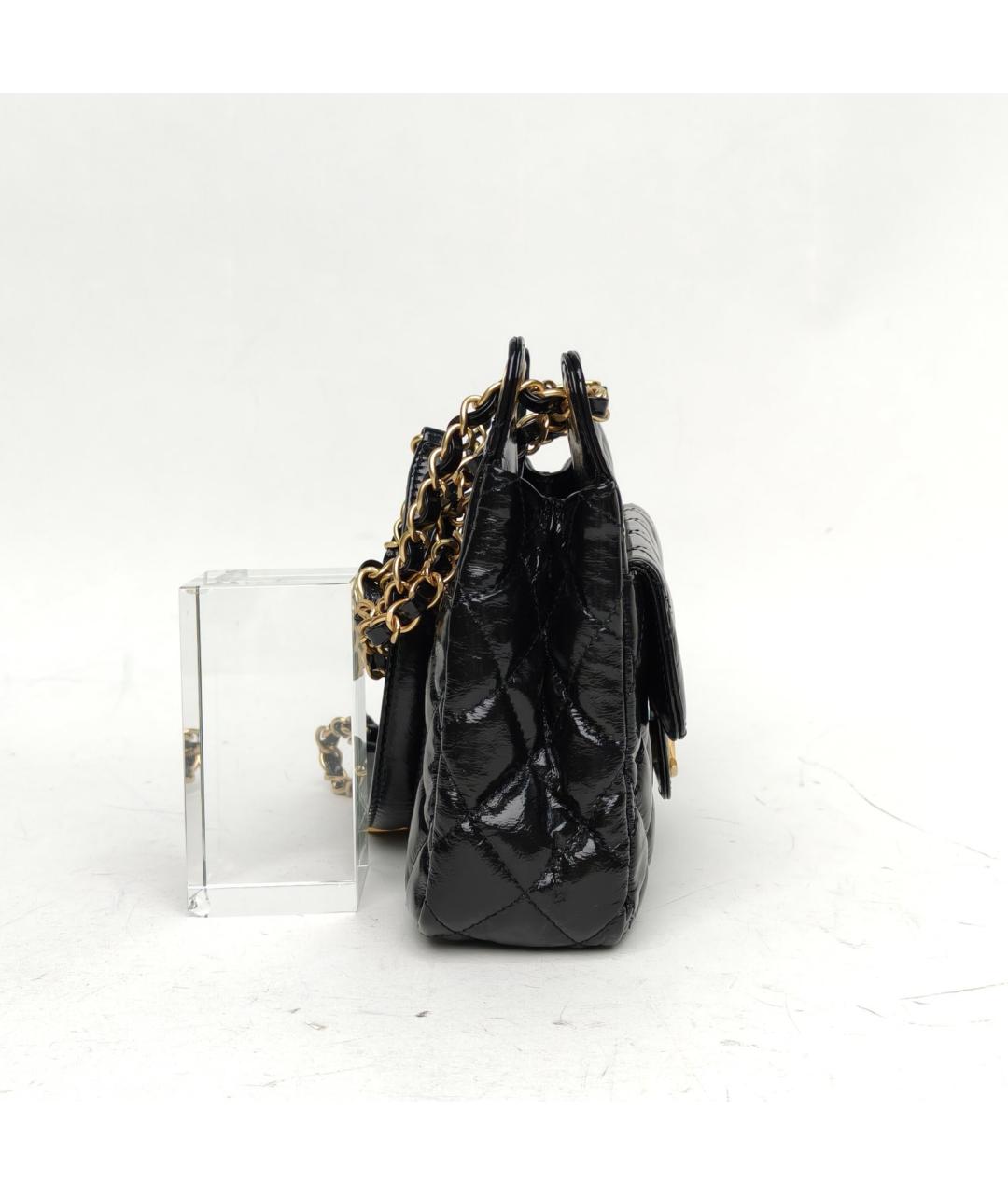 CHANEL Черная кожаная сумка через плечо, фото 3