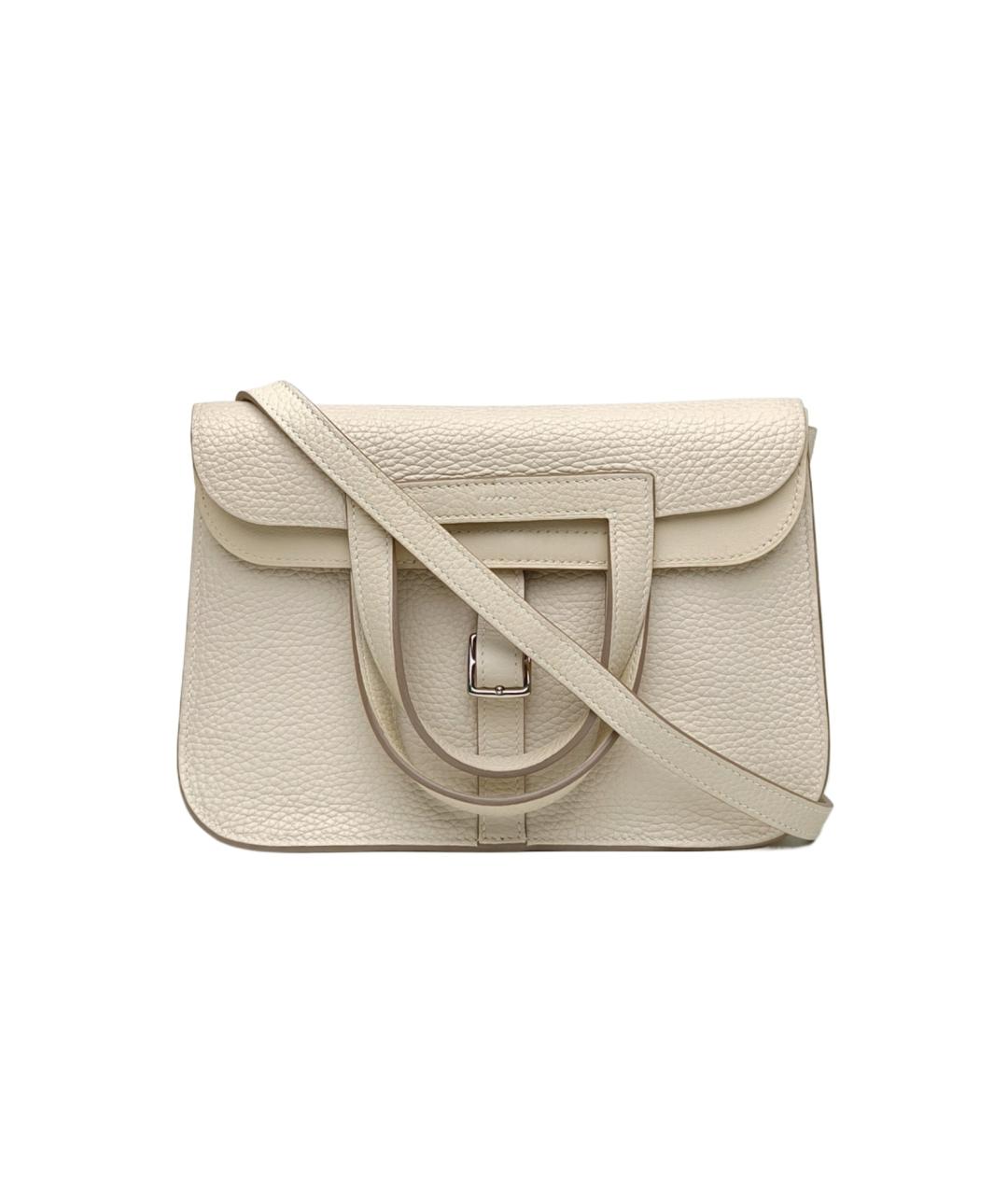 HERMES Бежевая сумка через плечо, фото 10