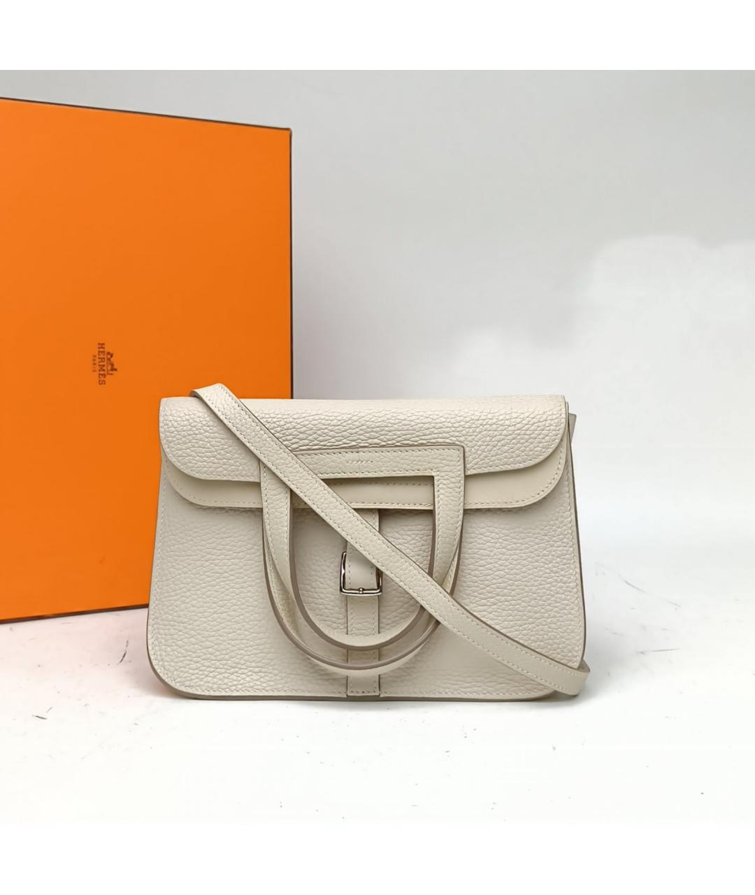 HERMES Бежевая сумка через плечо, фото 8