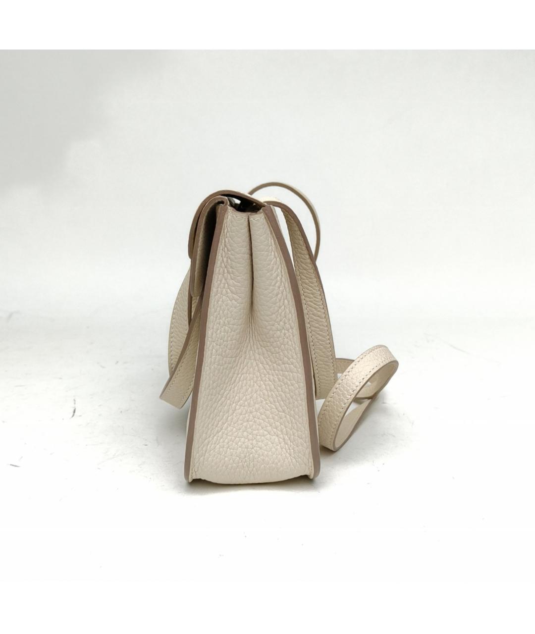 HERMES Бежевая сумка через плечо, фото 3