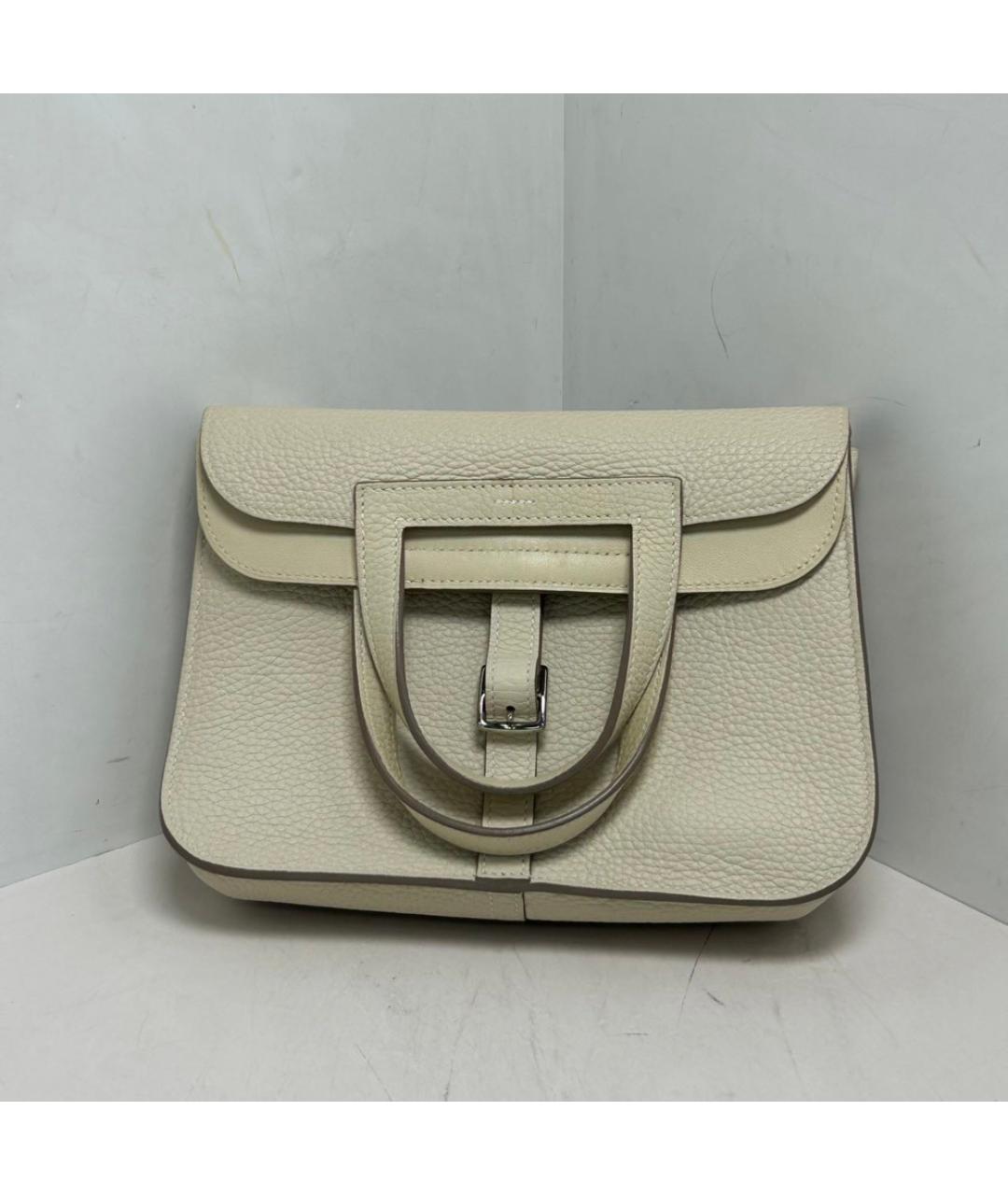 HERMES Бежевая сумка через плечо, фото 9