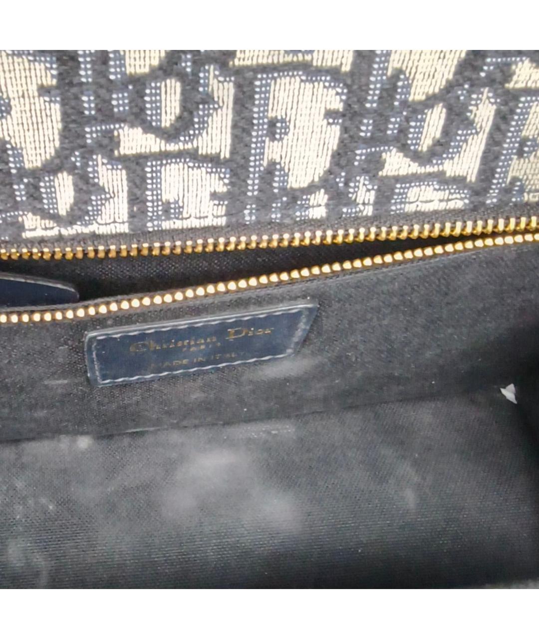 CHRISTIAN DIOR Темно-синяя сумка через плечо, фото 7