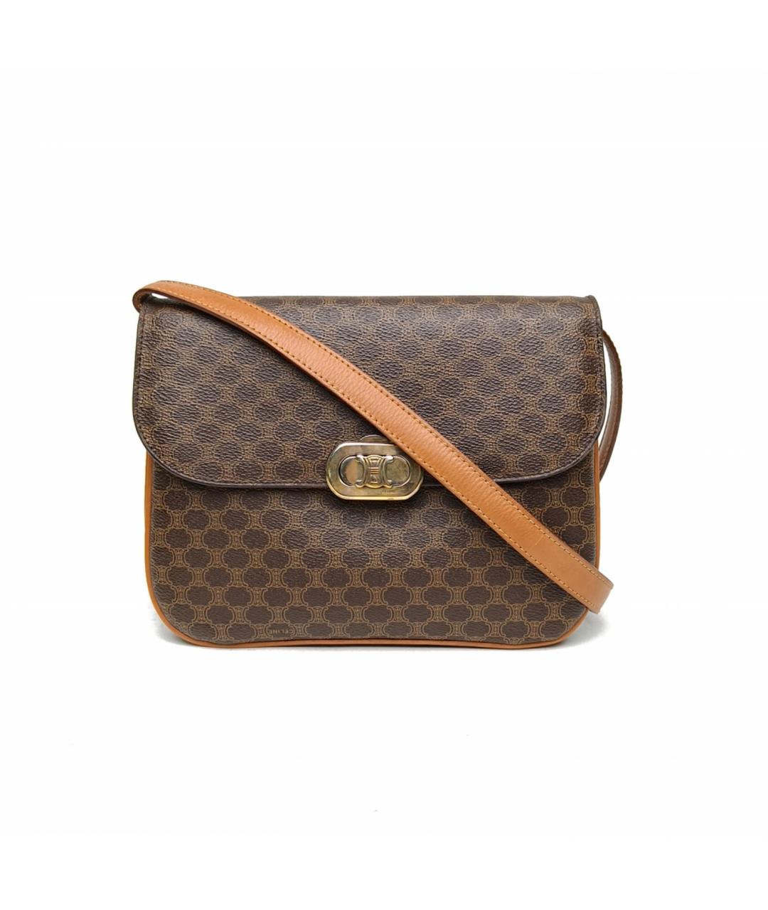 CELINE Коричневая сумка через плечо, фото 2