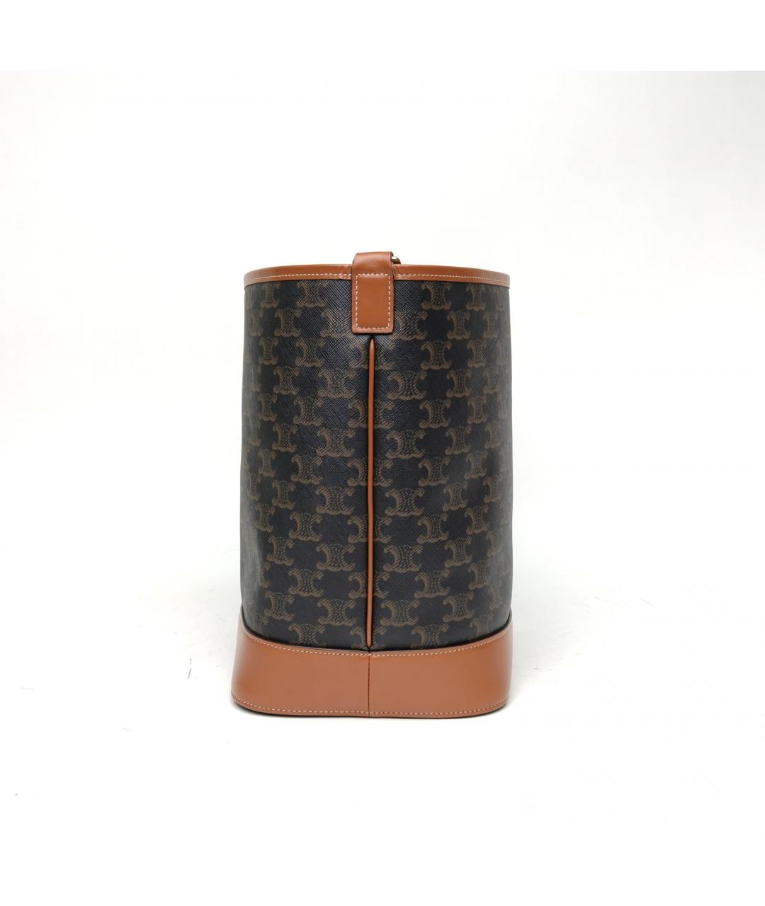 CELINE Коричневая сумка через плечо, фото 5